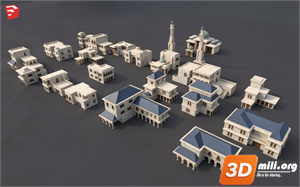 Environment element Skp Files 